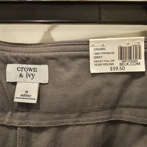 Crown & Ivy Ash Gray Pants